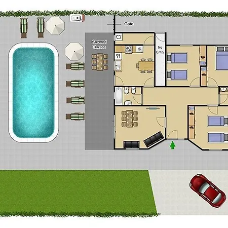 Sleeps 6 Pool Air Con Wifi فيلة Sesmarias